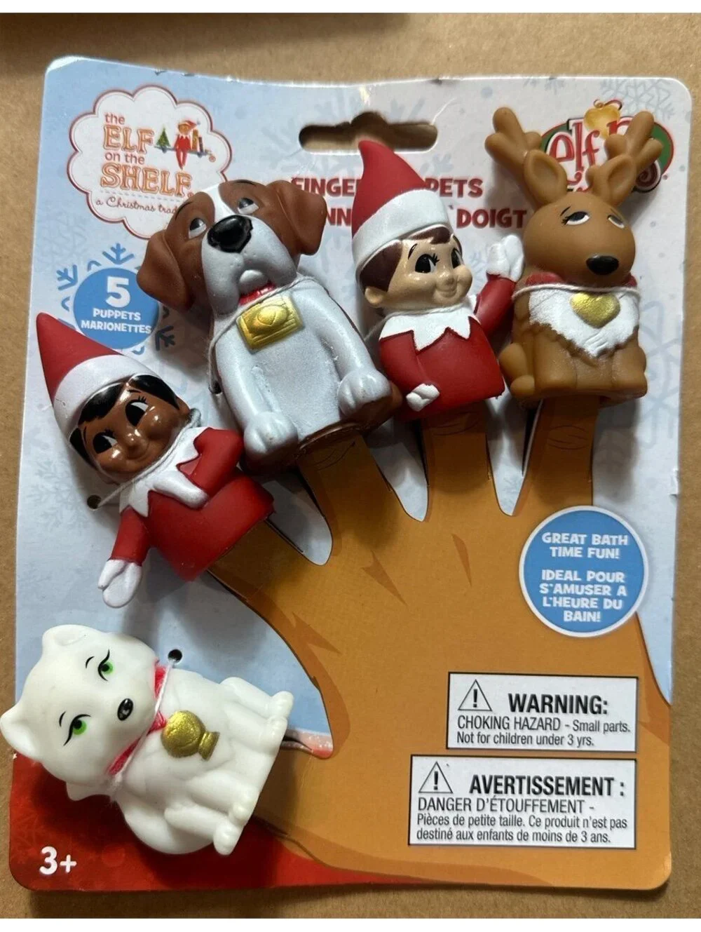NEW Elf on the Shelf 5 finger puppets